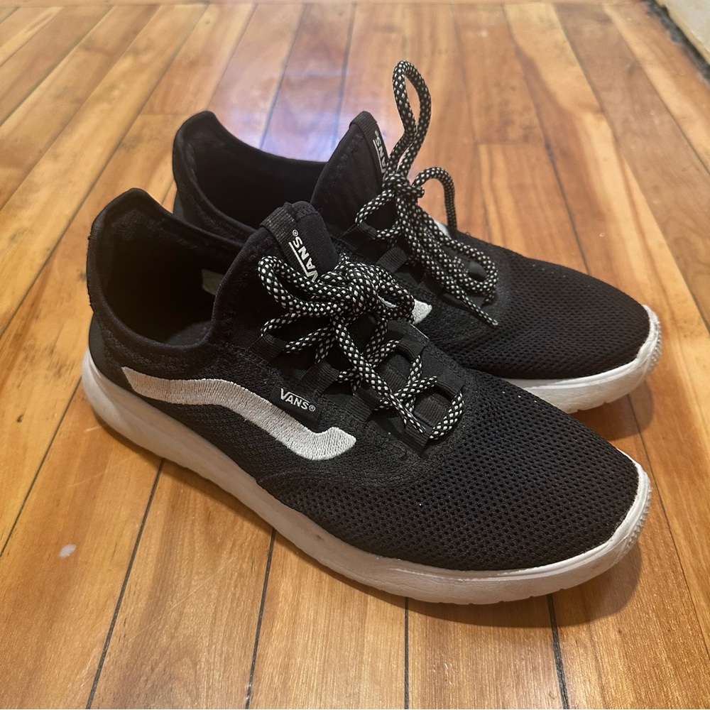 Vans Black Mesh Sneakers